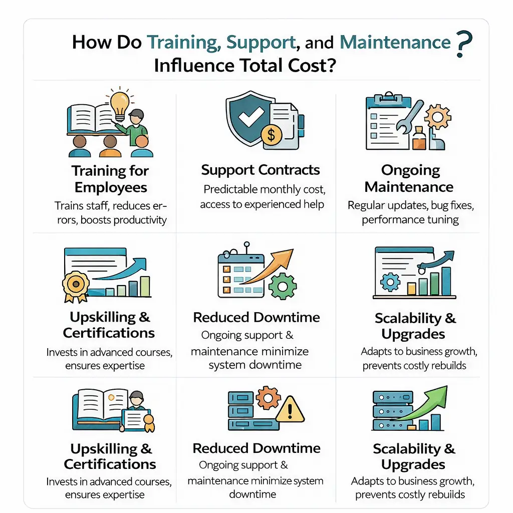 How Do Training_ Support_ and Maintenance Influence Total Cost